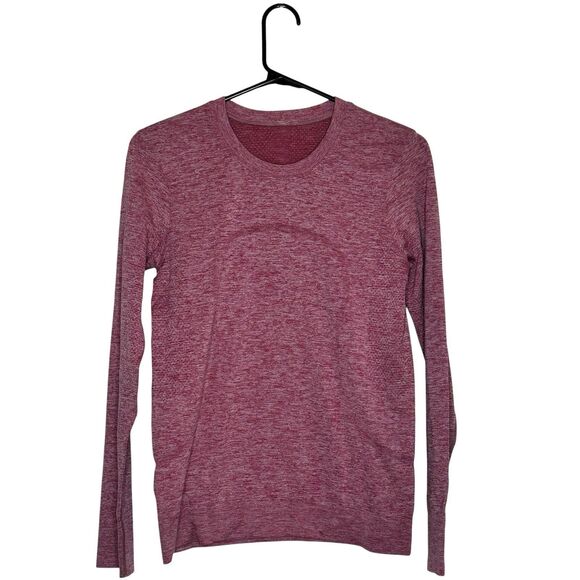 lululemon athletica Tops - Lululemon Women’s Swiftly Tech Relaxed Long Sleeve‎ Shirt Sz. 4 Pomegranate Pink